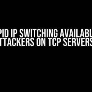 Is Rapid IP Switching Available for Attackers on TCP Servers?