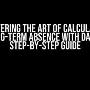 Mastering the Art of Calculating Long-Term Absence with DAX: A Step-by-Step Guide